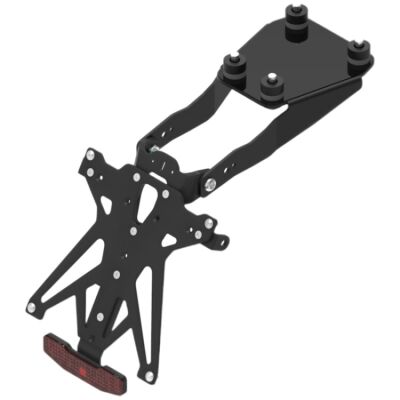 LighTech KTARDU112A1 nastavitelný držák SPZ Ducati Monster 797 (17–20), 1200, 1200 R, 1200 S (17–21), Supersport 939, 939 S (17–20